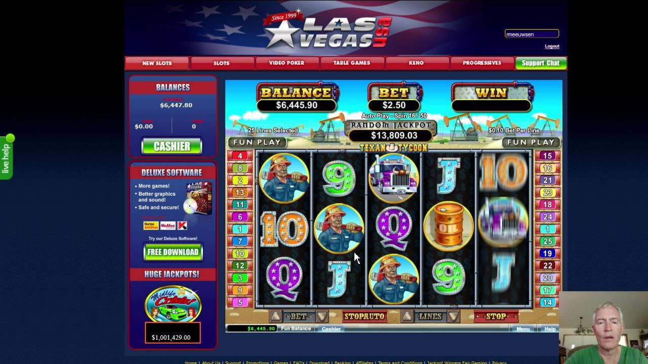 185 Free spins at Casino com
