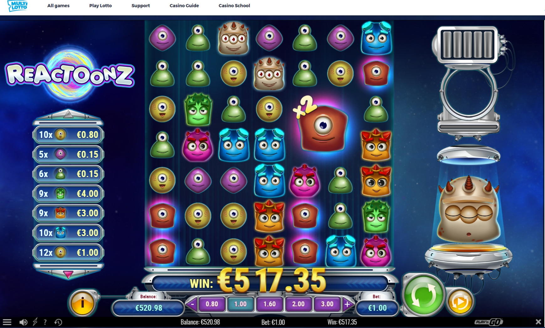 890% Match Bonus Casino at River Belle Casino