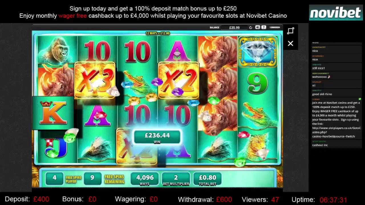 570% casino match bonus at Mansion Casino