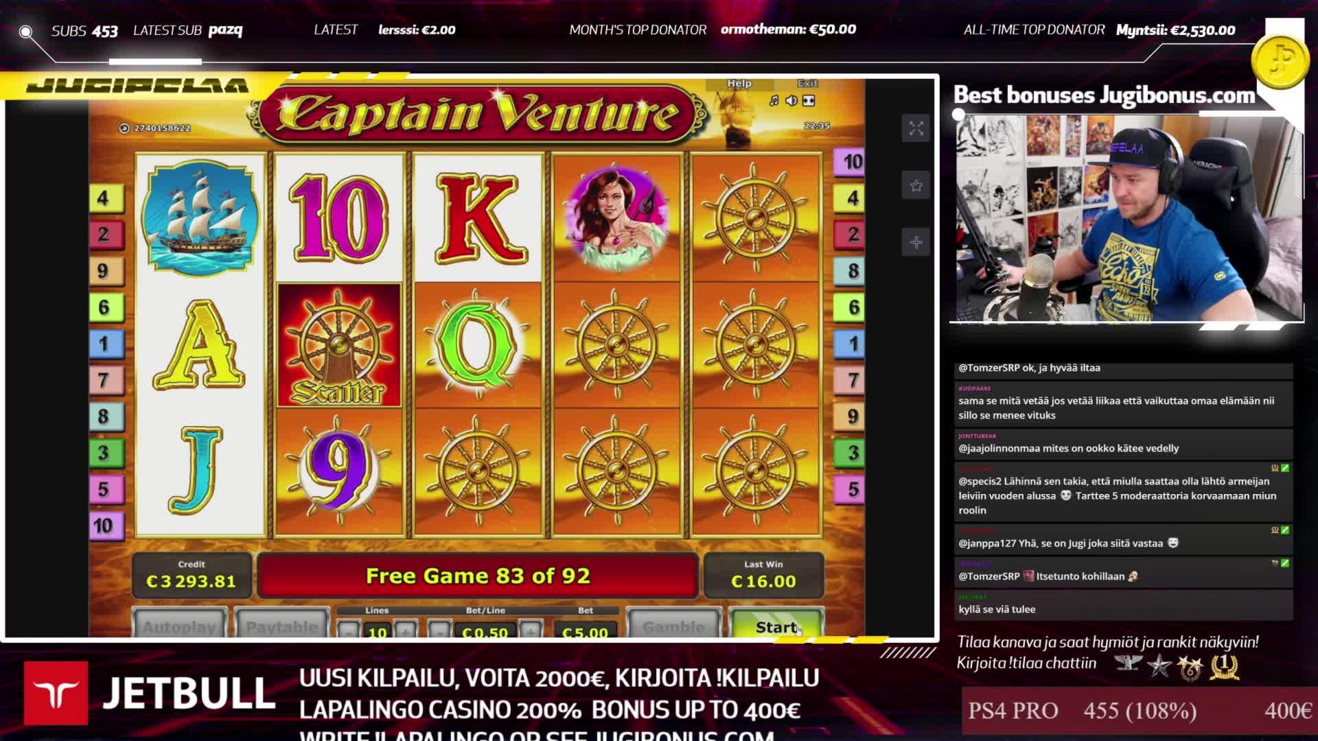 360% First Deposit Bonus at Casino Cruise