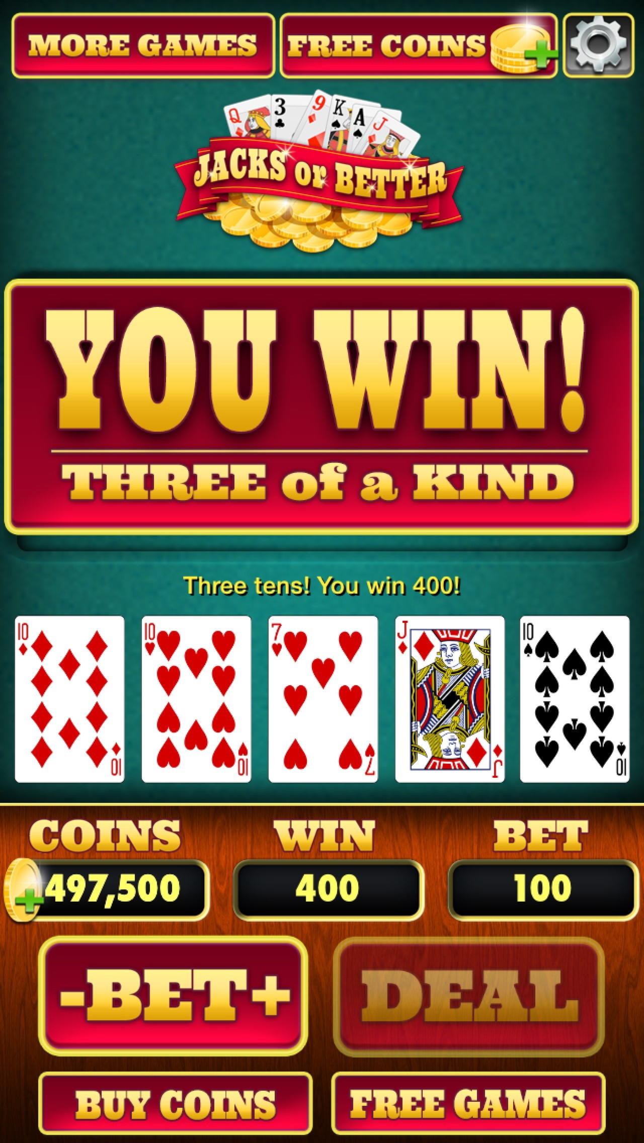 €50 Casino chip at Casino com