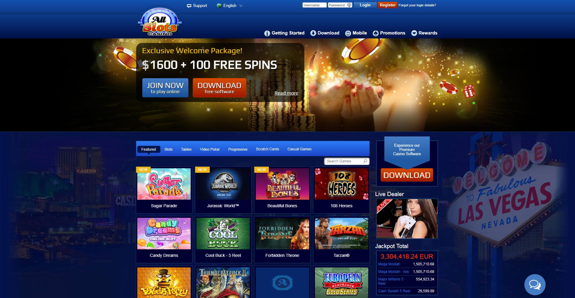 35 free spins at Jackpot City Casino