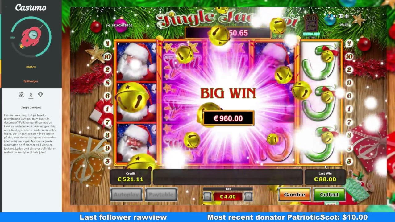 95 Free spins casino at William Hill Casino