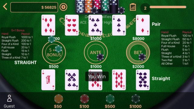£190 Free chip casino at Casino Room