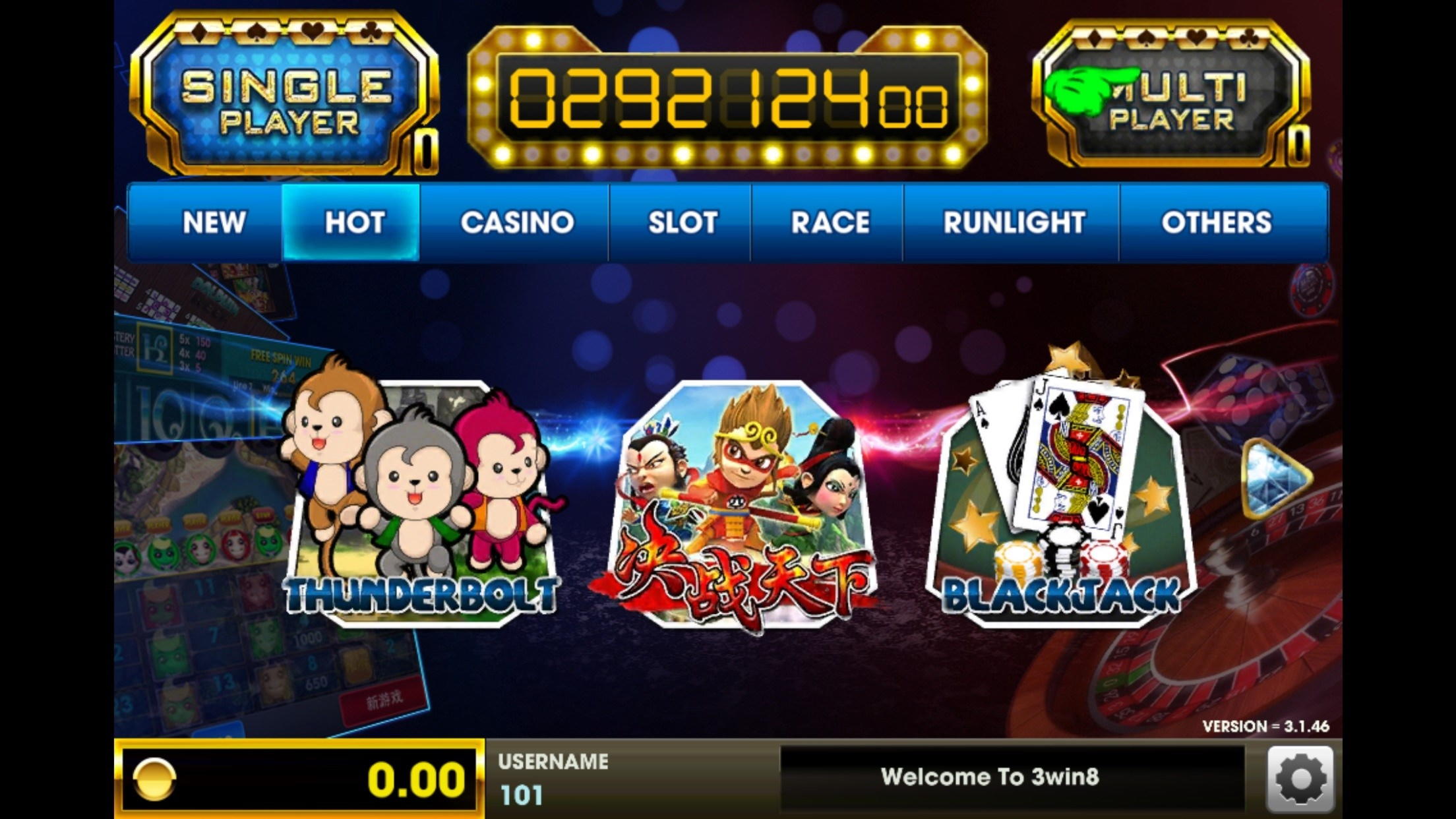 770% Deposit Match Bonus at Gaming Club Casino