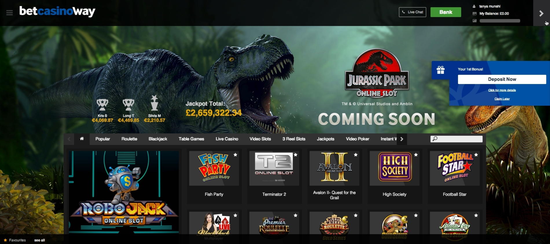 240 Free Spins Casino at River Belle Casino