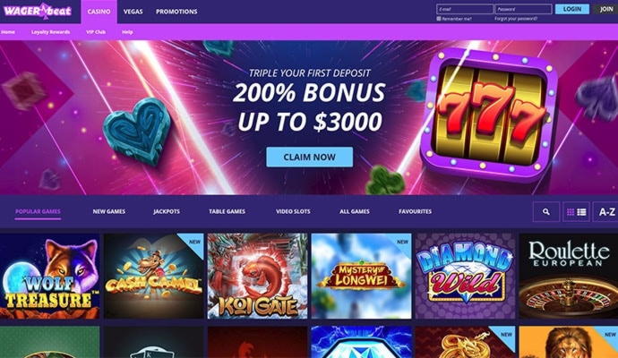 655% First Deposit Bonus at Casino com