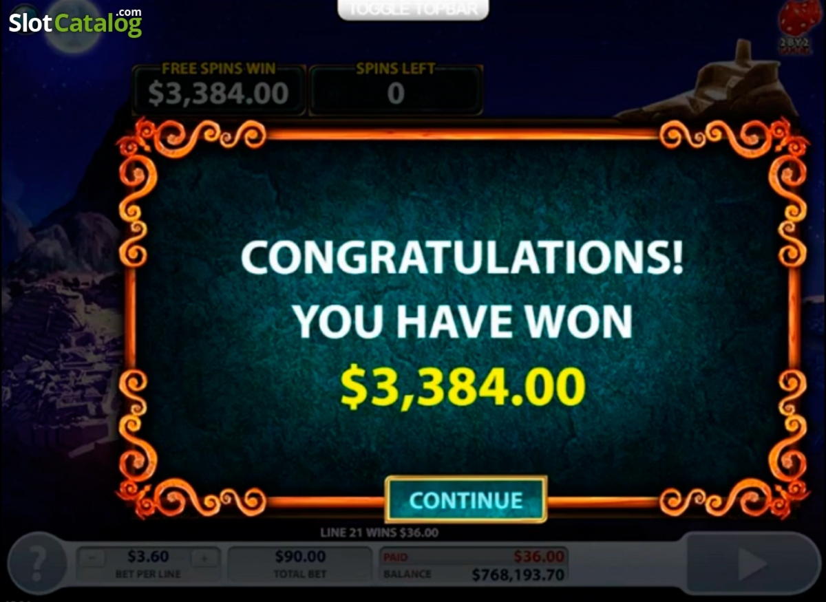 205% Deposit match bonus at All Slots Casino