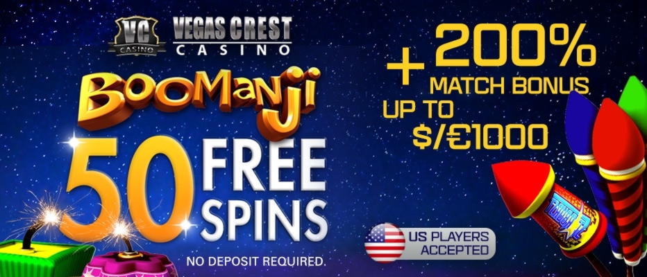 222 Free spins no deposit at Casino com