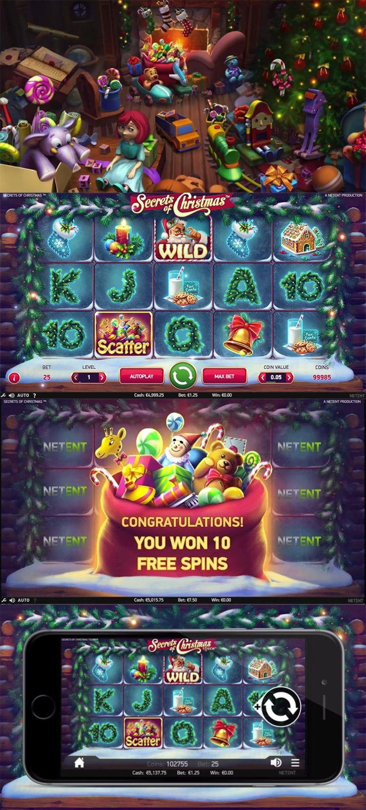 EUR 270 Daily freeroll slot tournament at Spin Palace Casino