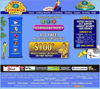 80% Deposit match bonus at Superior Casino
