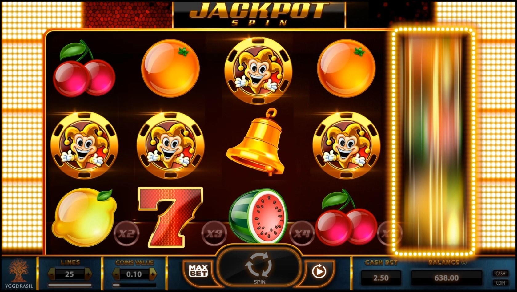 215 Free spins at Jackpot City Casino