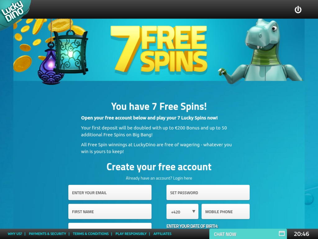 65 Loyalty Free Spins! at Lucky Nugget Casino