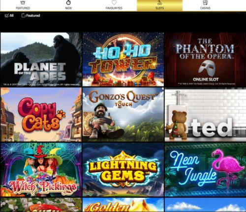 545% Match bonus casino at Big Cash Casino