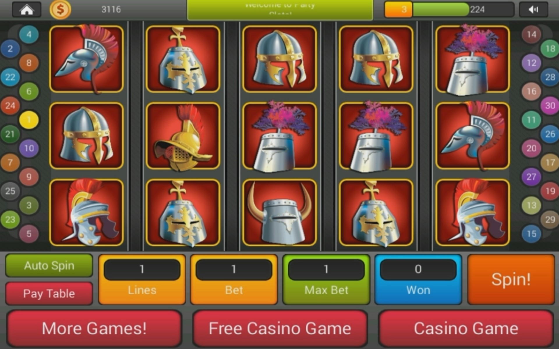 75 free spins no deposit at Simba Games Casino