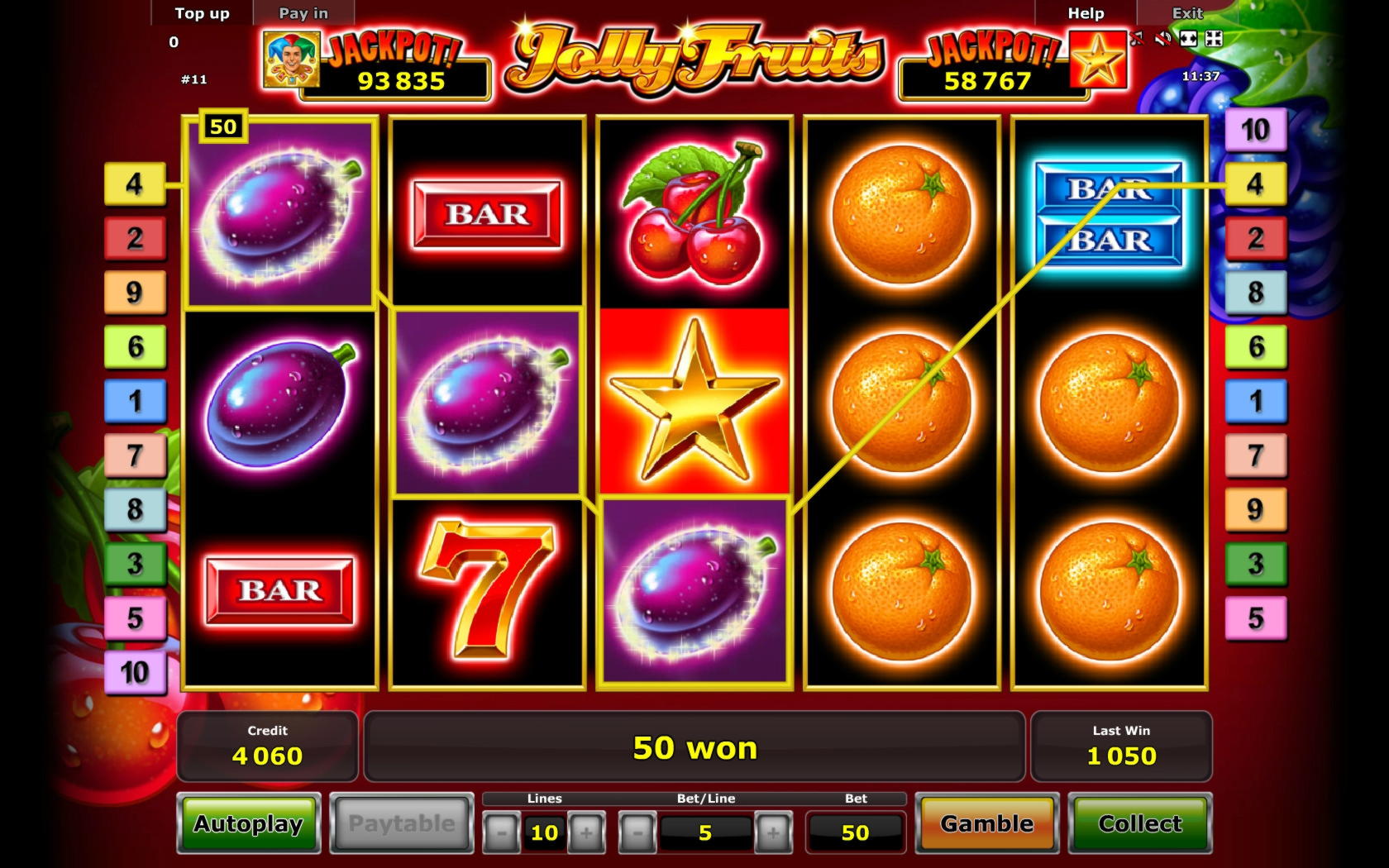 88 Free Spins Casino at Mega Casino