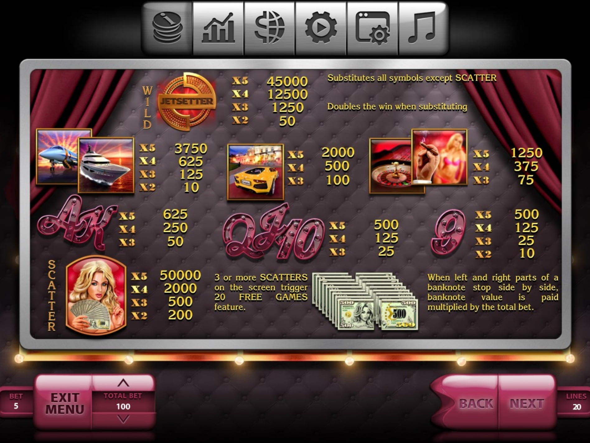 $375 Free chip at Yes Casino 