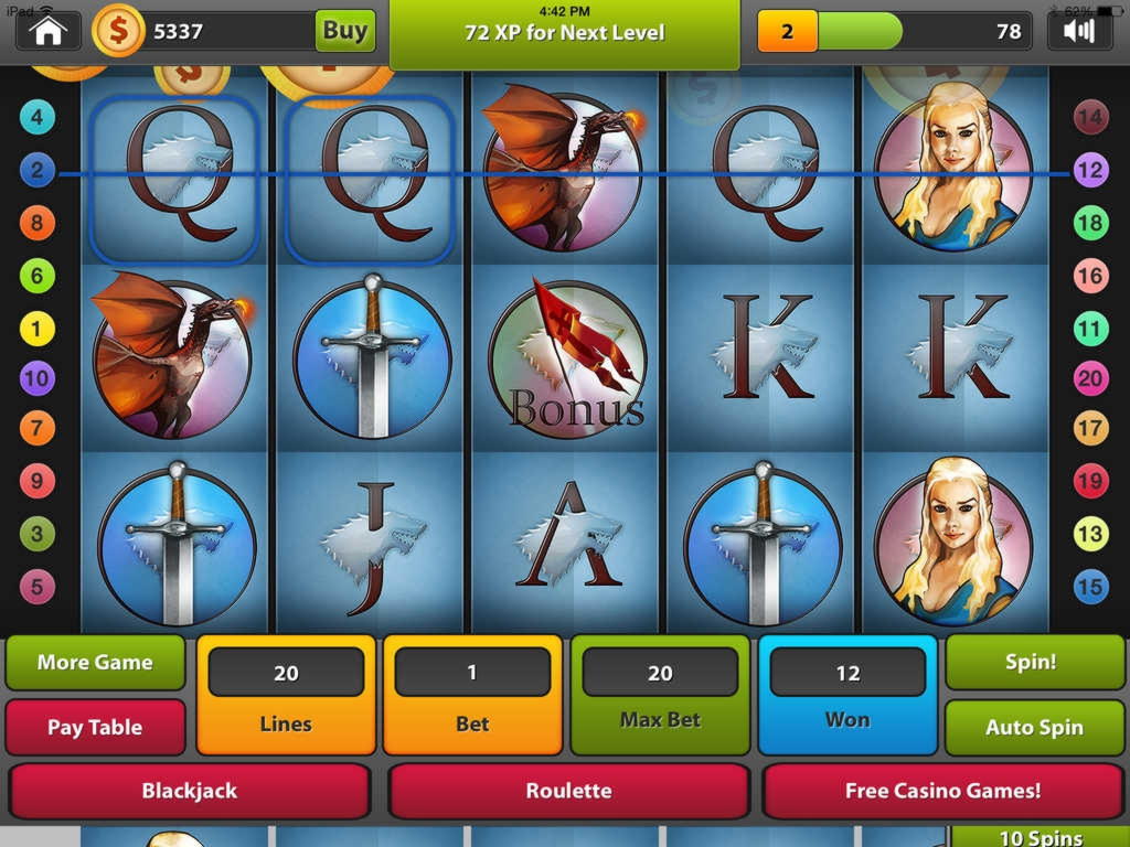 66 Free spins casino at Casino Room