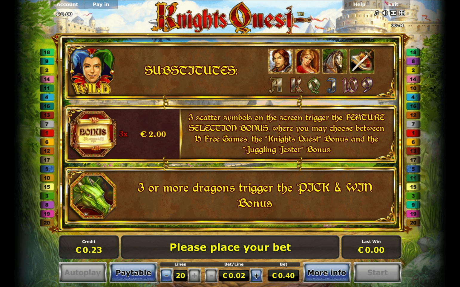 44 Free Spins Casino at Casino Cruise