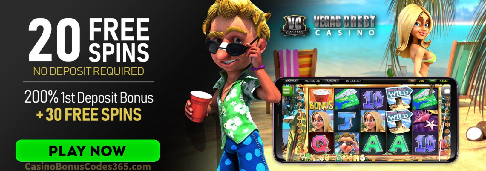 115 Free spins no deposit at Spinit Casino