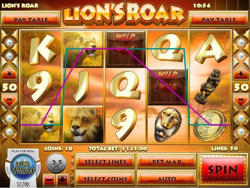 195% First deposit bonus at Simba Games Casino