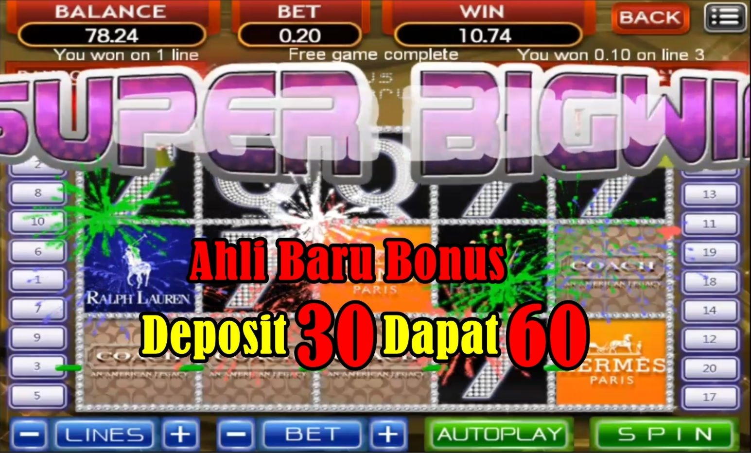 85 free spins no deposit at Spin Palace Casino