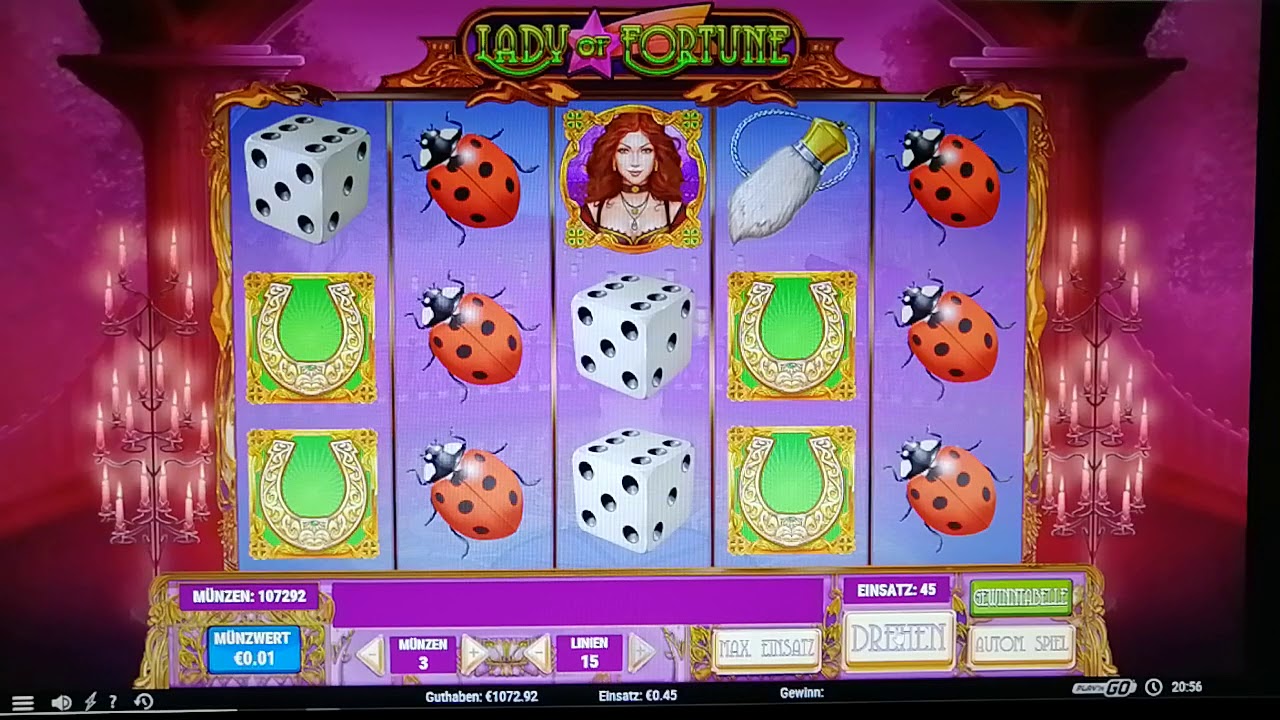 Online Casino Club - Lady of Fortune - Auf entspannt