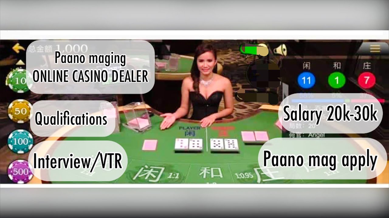 Paano maging Online Casino Dealer Part 2